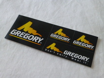 旧ロゴ グレゴリー GREGORY ミニステッカーシート グレゴリー GREGORY 旧ロゴ gregory GREGORY 旧ロゴ ステッカー_画像2