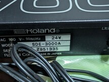 【送料無料】オーディオ機器☆Roland ローランド SDE-3000A デジタルディレイ オーディオ機器 2個セット 通電確認済_画像8