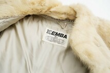 GO9205●EMBA*ミンク ファーコート*MINK*ヴァイオレットミンク*ロングコート*size11*オフホワイト系_画像7