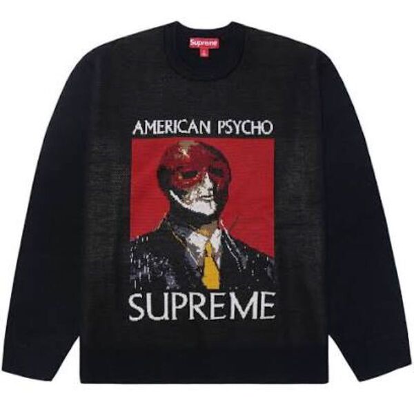 Supreme American Psycho Sweater Black M