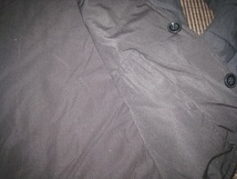 ◆USED 黒の薄綿 リバーシブル キルティングジャケット　YARRAヤラ シンプルな黒のアウター 人気のクルーネック ハーフコート◆_画像6