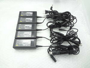  several arrival NEC original AC adaptor ADP-65JH E 19V 3.42A ×5 piece set used operation goods (r341)