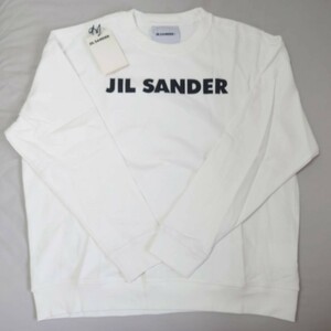 JIL SANDER ジル・サンダー スウェット 長袖 白 XL 新品 トレーナー 男女