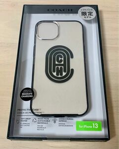 iPhone13 Coach Protective Case - Retro C Sports Logo ソフトバンク限定