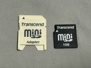 Transcend miniSDメモリーカード 1GB 