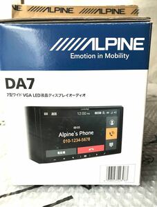 アルパイン　DA7 ディスプレイオーディオ　新品未使用品