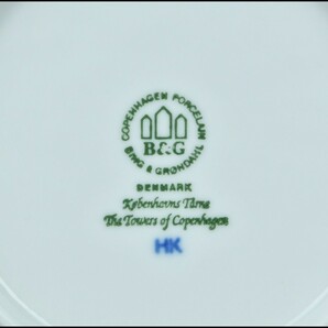 ビングオーグレンダール【B&G(BING&GRONDAHL)】コペンハーゲン 1995年 クリスマス イヤープレート 飾り皿【小-51208の画像8