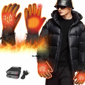 【ラスト1点】電熱グローブ バイク ヒーター 電熱手袋