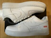 26cm Supreme Nike Air Force 1 Low White 23FW シュプリーム ナイキ エア フォース 1 エアフォース1 ロー ホワイト 白 スニーカー US8_画像5