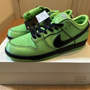 27.5cm The Powerpuff Girls NIKE SB DUNK LOW PRO QS Buttercup パワーパフガールズ ナイキ エスビー ダンク ロー プロ バターカップ 緑の画像2