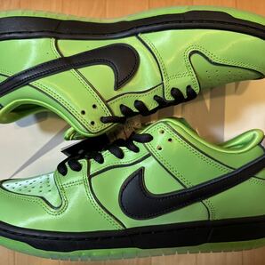 27.5cm The Powerpuff Girls NIKE SB DUNK LOW PRO QS Buttercup パワーパフガールズ ナイキ エスビー ダンク ロー プロ バターカップ 緑の画像5