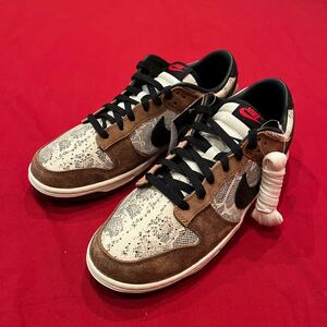 28㎝　NIKE　ナイキ　DUNK LOW PRM　Head 2 Head　CO.JP　ダンク ロー プレミアム　新品　スニーカー　スネーク　クロコFJ5434-120 