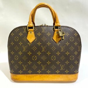 Louis Vuitton M51130 ルイヴィトン モノグラム キャンバス アルマ ハンドバッグ PVCレザー ドーム型 人気 定番 中古 S2349