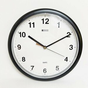 未使用 RICOH リコー 掛け時計 FANCY CLOCK ファンシークロック クオーツ 箱・電池付 直径25.5cm オフィス リビング シンプル 日本製 H0001