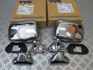 TYC.Lux US トヨタ ハイラックス Pickup ドアミラー Chrome 左右set ドアマウントタイプ 純正OEM NEW！ TYC製1989-1995