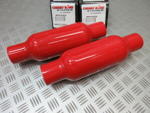 87520.チェリーボム スラッシュ マフラー グラスパック マフラー pr 2本 NEW CHERRY BOMB inlet.outlet 2inch外径56mm