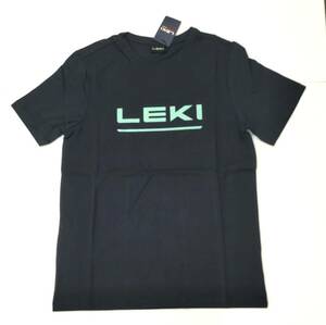 国内未発売の正規輸入・激レアアイテム！　LEKI　Tシャツ　ダークデニム/ミント　S（日本規格ではM相当）バーゲン価格！即決・現品限り　
