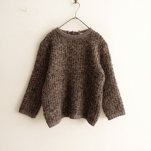 //【定価4.2万】ミナペルホネン mina perhonen *fluffy road ニットプルオーバー*36毛アルパカセーター(25-2312-30)【21L32】