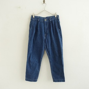 //オアスロウ orslow *コットンタック入りデニムパンツ*Lジーンズジーパン綿インディゴブルーボトムス(1-2312-8)【81L32】