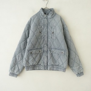 //[ regular price 2.3 ten thousand ]X girl X-girl * quilting jacket *M blouson dark gray blue group X-girl (jk33-2312-221)[52L32]