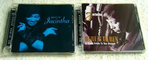 2枚 SACD Jacintha Here's to Ben ヒアズ トゥ ベン BEST OF JACINTHA ベスト ジャシンサ ジャシンタ Audiophile Groove Note