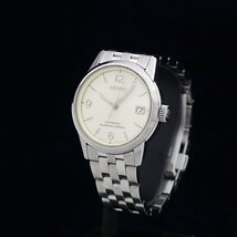 １円～ 美品 要修理 SEIKO セイコー スピリット メカニカル SCVS009 6R15-00B0 6R15A SS メンズ アイボリー文字盤 定価3.9万_画像2