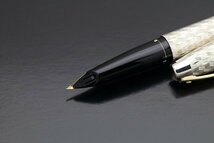 未使用保管品 SHEAFFER シェーファー 万年筆 スターリングシルバー 14K ニブF 箱取替リフィルコンバーター_画像4