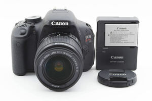 ★美品★ Canon キヤノン EOS Kiss X5 一眼レフカメラ ボディ + EF-S 18-55mm F3.5-5.6 IS Ⅱ ズームレンズ バッテリーチャージャー付#2619