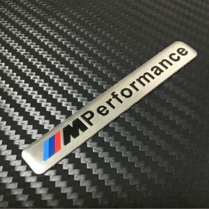 BMW M performance アルミ エンブレム　SLV