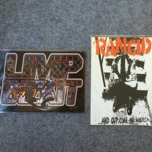 ポストカード　RANCID / ...AND OUT COME THE WOLVES　LIMP BIZKIT　２枚セット