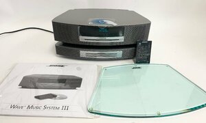 BOSE ボーズ Wave system musical Ⅲ パーソナルオーディオシステム チタニウムシルバー マルチCDチェンジャー付 動作確認済