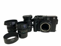 Mamiya マミヤ 6 中判 カメラ f=50㎜ f=150㎜L f=75㎜L レンズ 3個 フィルムカメラ レトロ シャッター確認済_画像1