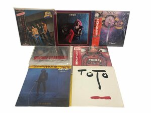 レコード 7枚まとめ 洋楽 ロック LP フォトグラフィックスマイル TOTO DEARL ミスタービッグ 他 音楽 レトロ コレクション