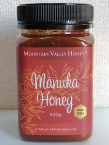  mountain bare- raw manka honey 500g MGO83+ New Zealand production bee molasses 