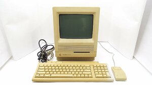 【u0877】通電OK! Apple アップル Macintosh マッキントッシュ SE/30 キーボード・マウス付き 昭和レトロ 格安スタート 栃木発着払い