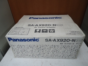 希少/未開封品★Panasonic パナソニック AV コントロール アンプ SA-AX920-N ゴールド オーディオ機器