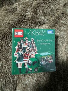 【新品未開封】トミカ AKB48 ラッピングトラック　クリスマス（GREEN ver.）