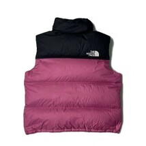 1円～!売切!【正規新品】THE NORTH FACE 1996 RETRO NUPTSE VEST ダウンベスト ヌプシ US限定 RD ロゴ刺繍 防寒(L)ピンク 黒 190122-110_画像8