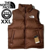 1円～!売切!【正規新品】THE NORTH FACE◆1996 RETRO NUPTSE VEST ダウンベスト ヌプシ US限定 RDS認証 700 アウトドア(XXL)茶 190122-110_画像2