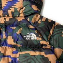 1円～!売切!【正規新品】THE NORTH FACE◆PRINTED HYDRENALITE HOODIE ダウンジャケット US限定 2022-23最新(XXL)茶 黒 迷彩柄 190122-130_画像8