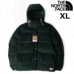 1円～!売切!【正規新品】THE NORTH FACE SIERRA DOWN CORDUROY PARKA コーデュロイ ダウン US限定 高品質 防寒 キャンプ(XL)緑 190122-140