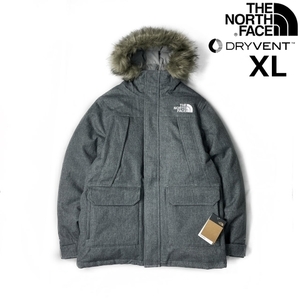 1円～!売切!【正規新品】THE NORTH FACE◆NOVELTY MCMURDO PARKA ダウン ツイード 上質 高品質 US限定 撥水 600 防寒(XL)グレー 190122-160