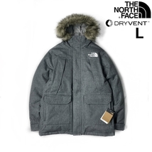 1円～!売切!【正規新品】THE NORTH FACE◆NOVELTY MCMURDO PARKA ダウン ツイード 上質 高品質 US限定 撥水 600フィル(L)グレー 190122-160_画像1