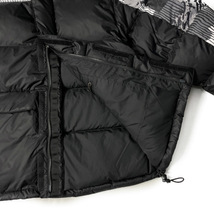 1円～!売切!【正規新品】THE NORTH FACE◆HIMALAYAN DOWN PARKA ヒマラヤンパーカー ダウン 激レア USモデル RDS(XS)黒 総柄 190122-190_画像6