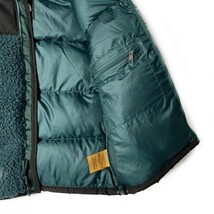 1円～!売切!【正規新品】THE NORTH FACE◆SHERPA NUPTSE JACKET ダウンジャケット ヌプシ モコモコ シェルパフリース ボア(L)緑 190122-175_画像7