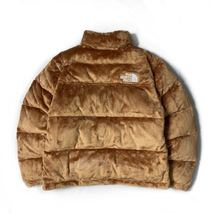 1円～!売切!【正規新品】THE NORTH FACE◆VERSA VELOUR NUPTSE JACKET ダウン ヌプシ US 限定 ベロア ファー 日本未発売(M)茶② 190122-180_画像8