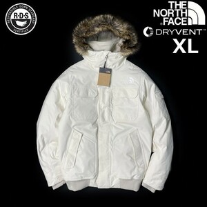 1円～!売切!【正規新品】THE NORTH FACE◆GOTHAM JACKET III ダウンジャケット ゴッサム US限定 RDS 高品質 550 撥水 防寒(XL)白190122-150