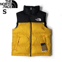 1円～!売切!【正規新品】THE NORTH FACE◆1996 RETRO NUPTSE VEST ダウンベスト ヌプシ US限定 2023最新 キャンプ(S)黄 190122-115_画像3