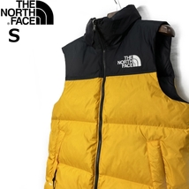 1円～!売切!【正規新品】THE NORTH FACE◆1996 RETRO NUPTSE VEST ダウンベスト ヌプシ US限定 2023最新 キャンプ(S)黄 190122-115_画像2