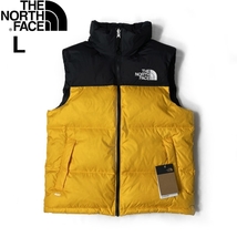 1円～!売切!【正規新品】THE NORTH FACE◆1996 RETRO NUPTSE VEST ダウンベスト ヌプシ US限定 2023最新 キャンプ(L)黄 190122-115_画像3